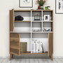 Hanah Home Pulse Armario Multiusos Nogal y Blanco